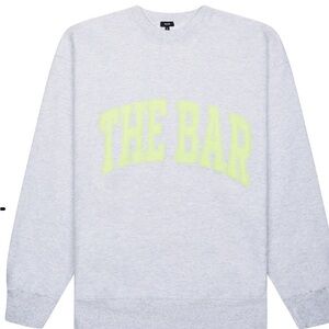 THE BAR LIME SWEATSHIRT. NWT.